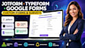 create jotform typeform google form cognito form surveys formstack survey