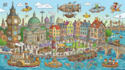 draw find and hidden object illustration