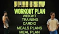 trained for physical weight training and workout plan