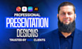 design powerpoint, canva, figma slides and  pitch decks presentations