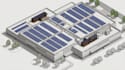 design solar pv system, panel layout, sld, load and battery calculation