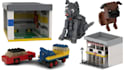 design custom lego technic, lego pet moc, house, cars, using bricklink studio