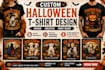 create a unique halloween t shirt design