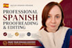 proofread and edit your spanish text, spanish proofreading