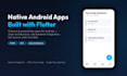 build a native android app using flutter
