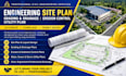 do engineering site plan, grading and drainage erosion control and utility plan
