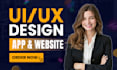 do ui ux design, figma design, app design, mobile app design