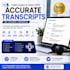 accurately transcribe audio and video