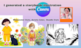 designed  storybook illustrations  ai generator images