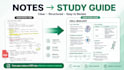 turn your notes or PDF into clear and effective study guides