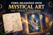 turn your tarot card meanings into professional mystical artwork