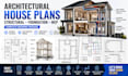 draw architectural house plan structural drawing foundation plan mep blueprint
