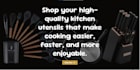 design cooking utensils shopify website cutlery store kitchen appliances website