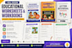 design educational worksheets and workbooks in canva