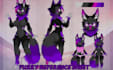 create a furry reference sheet for your fursona or character