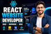 be your react developer and build a responsive react website
