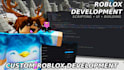 make scripts or builds for your roblox game