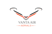 design drone services, aerial services and mapping logo