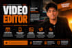 professionally edit your videos youtube tiktok reels
