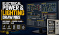 design electrical power, lighting, mcc panel drawings