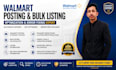 do walmart posting bulk listing SEO optimization and fix walmart errors