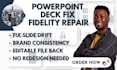 powerpoint template fix canva slide deck design powerpoint fidelity repair