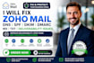 fix zoho mail dns spf dkim dmarc mx txt deliverability issues
