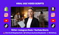 write high converting ugc video ad scripts and hooks