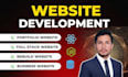 create personal portfolio website and full stack website
