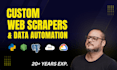 build advanced web scrapers and custom data extraction bots