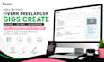 create and optimize fiverr gigs, gig image, video, description and profile