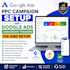 google ads PPC campaign setup with conversion tracking setup and fix