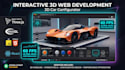 develop an interactive 3d website using three js and webgl