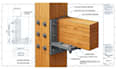 design glulam beam column connection and calculation report