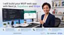 build your mvp web app with nextjs, supabase and stripe