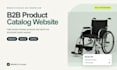 build a b2b product catalog website with a quote request system