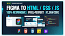 convert figma to html css responsive website