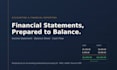 prepare your income statement, bs and cf statement