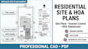 design erosion control, hoa and residential site plan