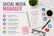 perform end to end social media management