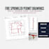 create fire sprinkler permit drawings and nfpa 13 design plans