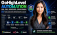 setup gohighlevel automation a2p 10dlc SMS workflows sales funnel