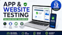 do app testing, website testing, QA testing and usability testing