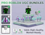 do roblox ugc bundle characters, roblox dynamic head, roblox clothing hair
