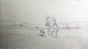 traditional 2d animation, flipbook design, hand drawn