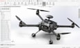 do realistic 3d cad design for drone with controller design, pcb manufacturing