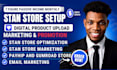 stan store stan store marketing, stan store setup digital product on stan store