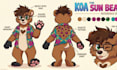 create a furry reference sheet, fursona ref sheet and character design