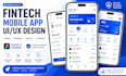 design fintech mobile app UI UX in figma