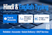 do fast hindi and english typing and data entry work